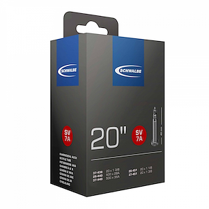 Camara schwalbe rodado 20 x 1 3/8" Valvula Presta 40mm