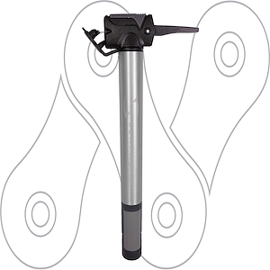 Inflador de mano Serfas BS-2D Big Stick (doble valvula)