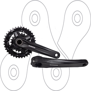 Platopalanca Shimano Acera FC-MT210-B2 BOOST 2x9v 36-22