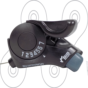 Shifter Derecho Shimano Tourney SL-TX30-7R de 7 velocidades