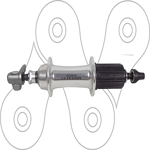 Maza Trasera Ruta Shimano Ultegra FH-6600QR de 32 agujeros