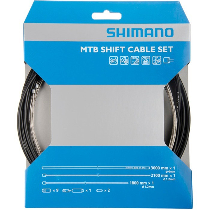 Set de cables inoxidable + fundas de cambio Shimano - $ 21.319