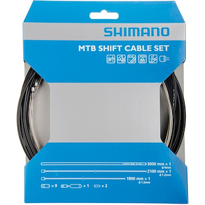 Set de cables inoxidable + fundas de cambio Shimano