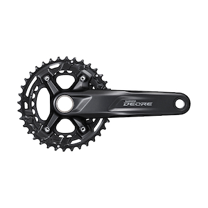 Platos y palancas Shimano Deore FC-M4100-2 de 10 velocidades