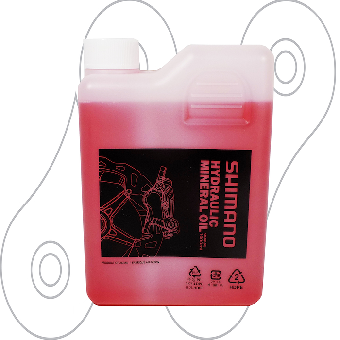 Aceite mineral Shimano para freno a disco hidraulico (1L , R - $ 39.045