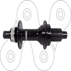 Maza trasera mtb Shimano FH-MT510-B de 12 vel y 32 agujeros