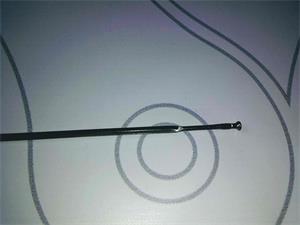 Rayo delantero Shimano para ruedas WH-R501-30S/L 274mm (Negr