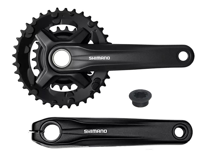 Plato palanca Shimano MT210-B2 Boost 2x9v 36-22 c/caja pedal - $ 77.052