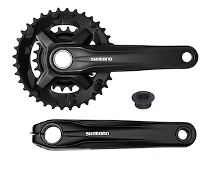 Plato palanca Shimano MT210-B2 Boost 2x9v 36-22 c/caja pedal