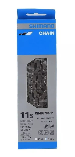 Cadena Shimano Ultegra/XT CN-HG701-11 (11v, en caja)