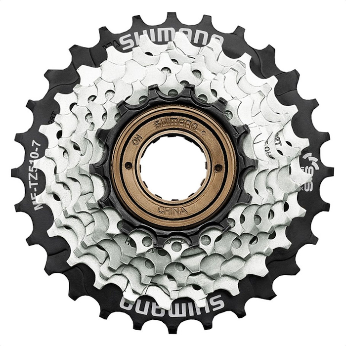 Piñon a rosca Shimano Tourney MF-TZ510-7 7v - $ 23.689