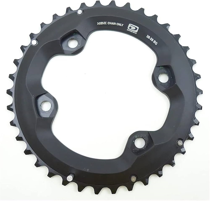 Plato repuesto Shimano 38 dientes FC-M6000 bi plato - $ 63.527