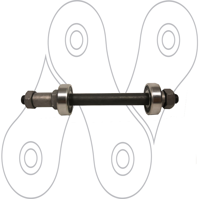 Eje hueco de maza trasero con rulemanes 6/7v - $ 6.718