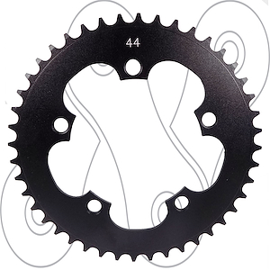Plato de repuesto Bmx Truvativ de 44 dientes y 4 mm