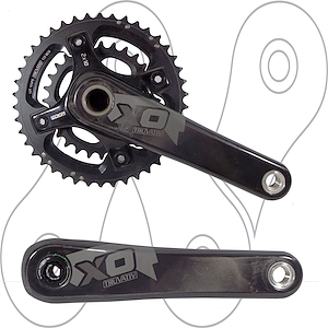 Platopalanca Truvativ Sram X.0 2.2 de 175 mm