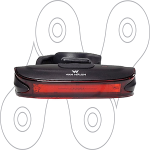 Luz trasera recargable Van Halen VAN 801