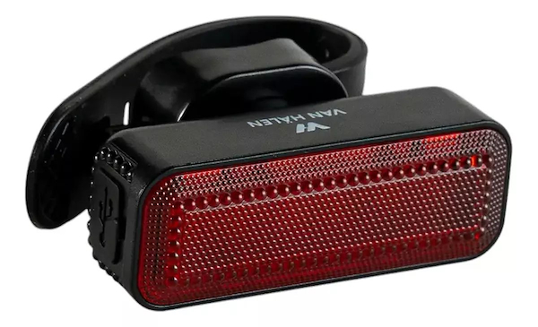 Luz trasera rectangular recargable USB Van Halen