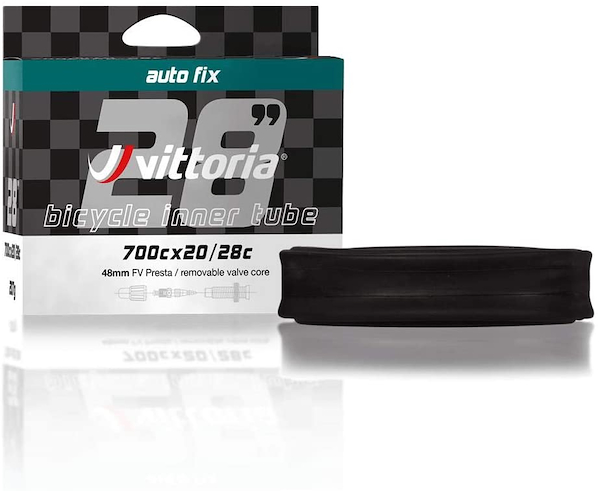 Camara Vittoria AUTOFIX 700x20/28c (Valvula Presta 48mm)