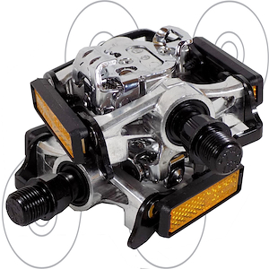 Par de pedal VP-X93 aluminio plataforma / traba compatible