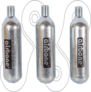 Kit garrafas CO2 con rosca 16g (3 unidades)