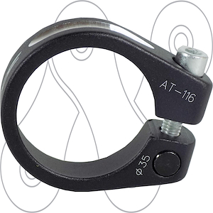 Collar de asiento Zoom con tornillo para caño de 35 mm