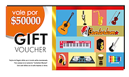 Tarjeta Obsequio GIFT VOUCHER válido por $50000  GIFT50000