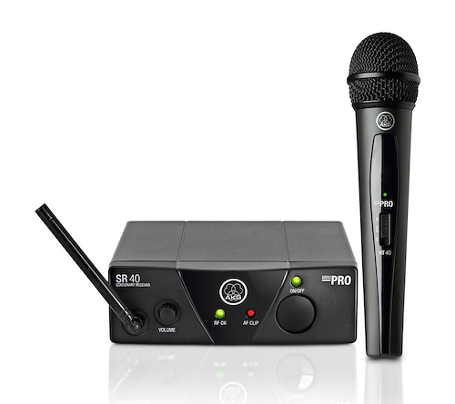Microfono Inalambrico de Mano UHF Vocal Mini us45b AKG WMS40 MINI