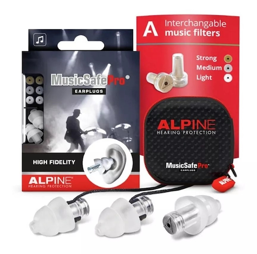 Tapones para Oidos MusicSafePRO x 3u - Filtros x 3  pares, ALPINE ALPI07