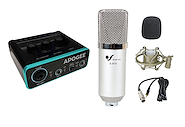 Kit Microfono Condenser con Araña y Placa interface APOGEE VENETIAN S-810 IM2