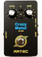 Pedal de Efecto para Guitarra Crazy Metal ARTEC SE-CRM