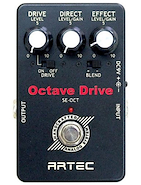 Pedal de Efecto para Guitarra Octave Drive ARTEC SE-OCT