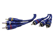Cable Armado 3 RCA X 3 RCA - 2 mts ARTEKIT C3X3RCA2