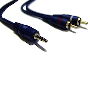 Cable Armado Miniplug 3.5 Stereo X 2 RCA - 2 mts ARTEKIT C3.5STX2RCA2