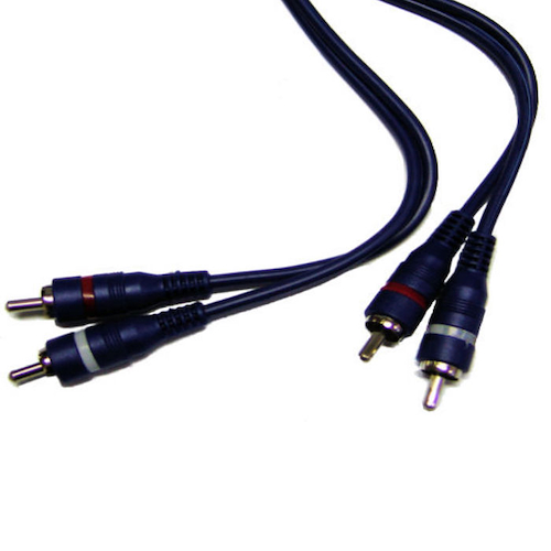 Cable Armado 2 RCA X 2 RCA - 0.90 mts ARTEKIT C2X2RCA0.9