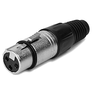 Ficha Conector Canon Hembra XLR de p/Cable ARTEKIT CFX