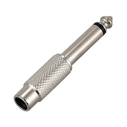 Adaptador Plug 6.5 M a Jack RCA Metalico ARTEKIT 6.5MRCAM