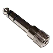 Adaptador Plug 6.5 ST a Jack 3.5 ST Metalico ARTEKIT 6.5S3.5SM