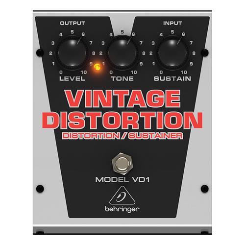 Pedal de Efecto para Guitarra Vintage Distortion BEHRINGER VD1*