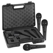 Microfono Dinamico Cardioide Kit X 3 Con Valija y Pipetas BEHRINGER XM1800S