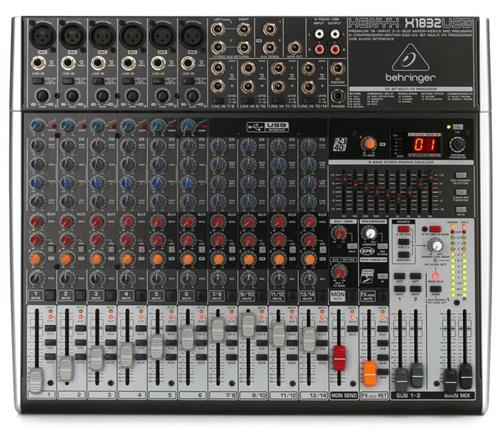 Consola Mixer 18 Canales USB Efectos BEHRINGER XENYX X1832 USB