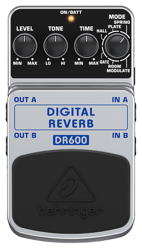 Pedal de Efecto para Guitarra Digital Reverb BEHRINGER DR600