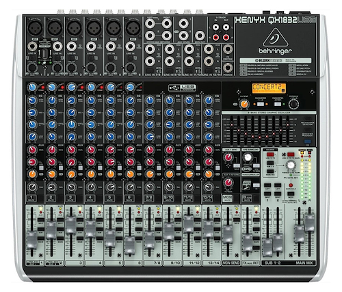 Consola Mixer 14 Canales - 6M USB BEHRINGER Xenyx QX1832USB