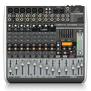 Consola Mixer 16 Canales 6 Mono XLR BEHRINGER XENYX QX1222USB