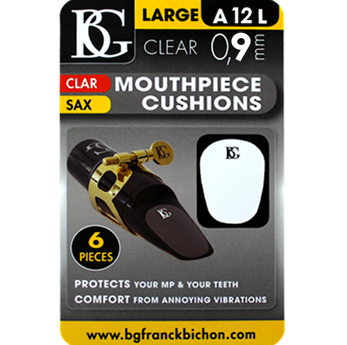Protector De Boquilla Saxo/Clarinete Transparente 0.9mm C/U BG A12L Large