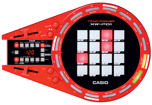 Controlador Maquina de ritmo Sinte/secuen/sampler/FX CASIO XW-PD1
