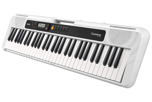 Organo Teclado 5 Octavas 61 Teclas 400 sonidos 77 ritm White CASIO CT-S200WE