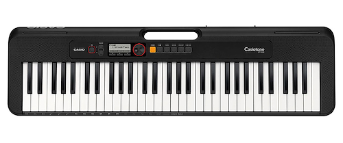 Organo Teclado 5 Octavas 61 Teclas 400 sonidos 77 ritm Black CASIO CT-S200BK