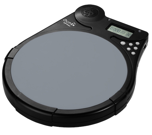 Pad de Practica Mudo c/Metronomo - Drum pad Portable CHERUB DP-950