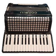 Acordeon a Piano 48 bajos c/Estuche CORELLI HC3048(A) BK