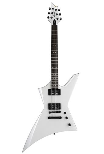 Guitarra Electrica Explorer (H-H) c/Emg White Pearl C/Funda CORT VX2XWP